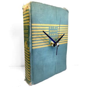 Once A Book: An Eco-Friendly Green Business Dedicated To Sustainably Recycle Old & Used Books Into Novel Home Goods | Hundreds of Millions of Books Are Discarded Ever Year in the US. Help Us Save A Book! Buy Old & Used Books Turned Into Vintage Book Clocks! | What to do with old books? Where do I donate used books? How can I recycle hardcover textbooks? Why not make a handmade Vintage Book Clock!?
