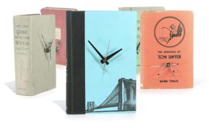 Shop our selection of vintage book clocks currently available for purchase!